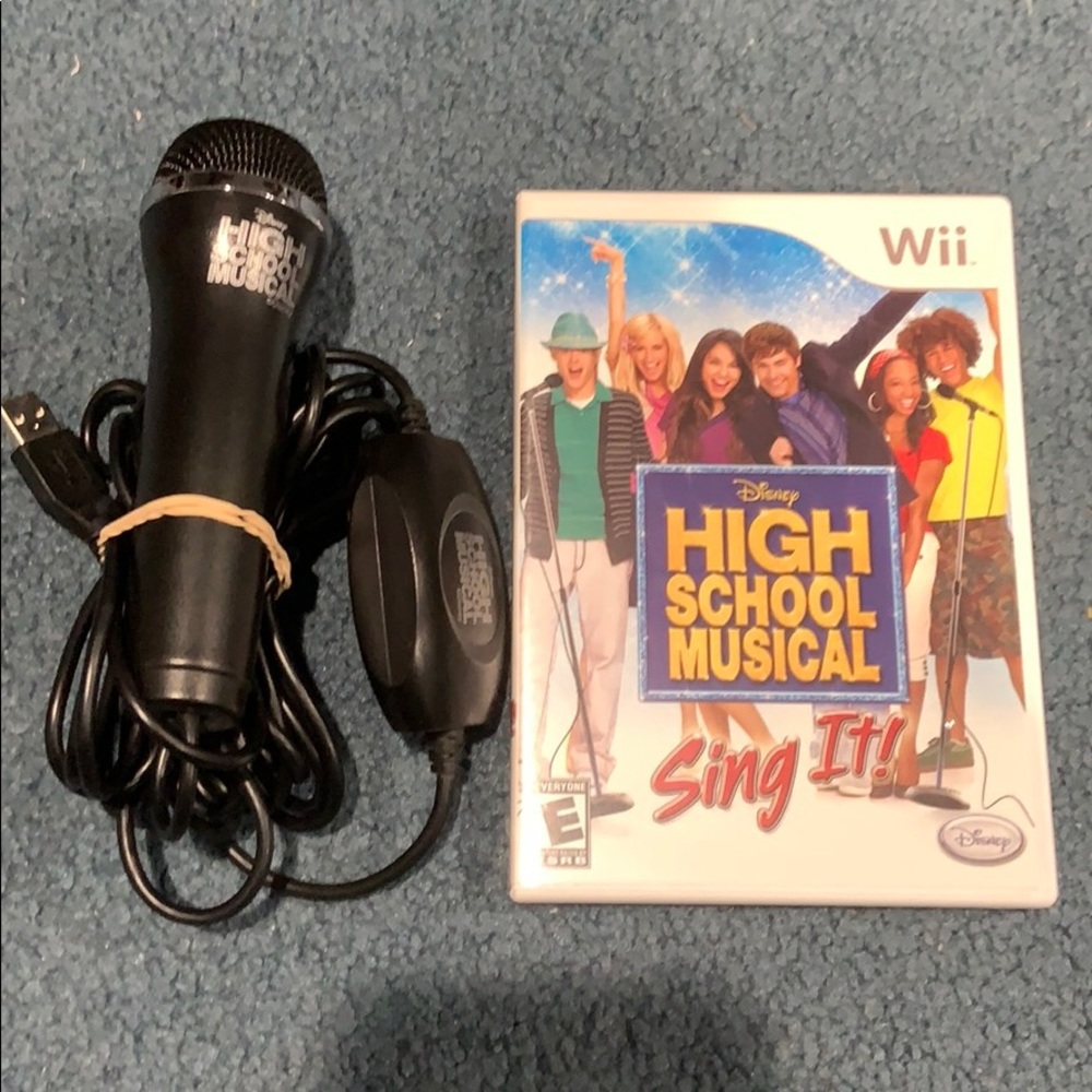 Nintendo Wii High School Musical Sing It Karaoke
